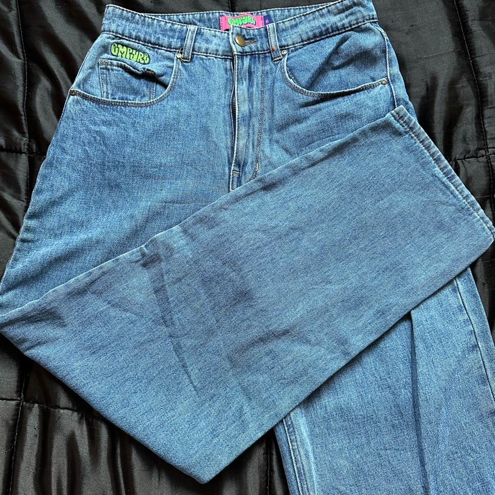 baggy jeans, size 8